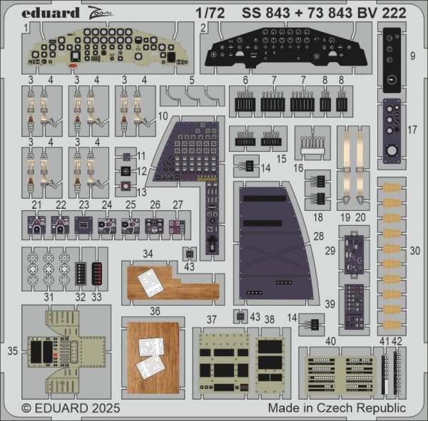 Eduard SS843 BV 222 Revell 1/72