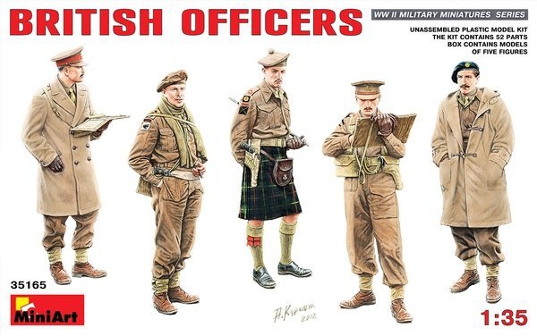 MiniArt 35165 BRITISH OFFICERS (1:35)