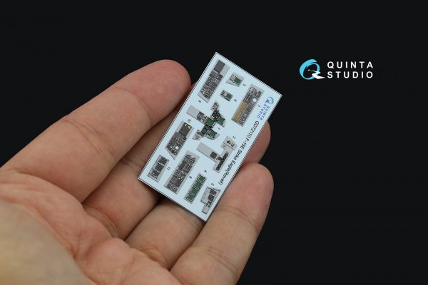 Quinta Studio QD72110 F-15E 3D-Printed &amp; coloured Interior on decal paper (Revell) 1/72