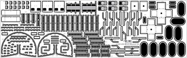 Pontos 22002F1 USS BB-63 Missouri 1945 Detail Up Set (Without wooden deck) (1:200)