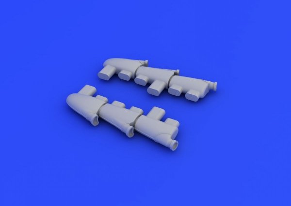 Eduard 648230 Hurricane Mk. I exhaust stacks 1/48 (AIRFIX)