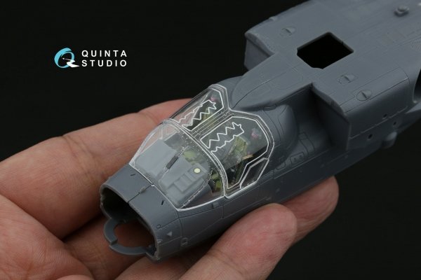 Quinta Studio QD72236 Ka-52 3D-Printed &amp; coloured Interior on decal paper (Dream Model) 1/72
