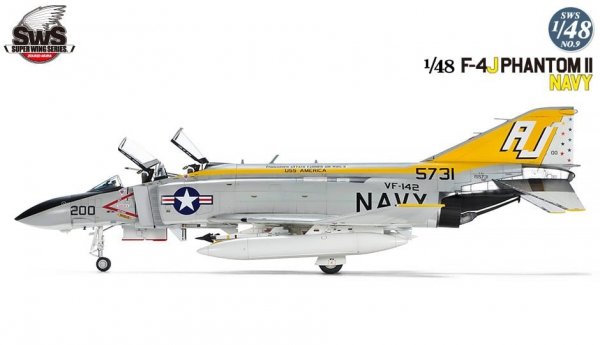 Zoukei-Mura SWS4809 F-4J Phantom II Navy 1/48