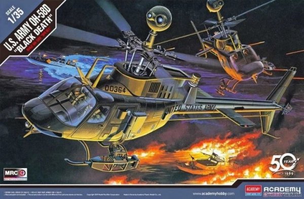 Academy 12131 OH-58D Kiowa &quot;Black Death&quot; 1/35