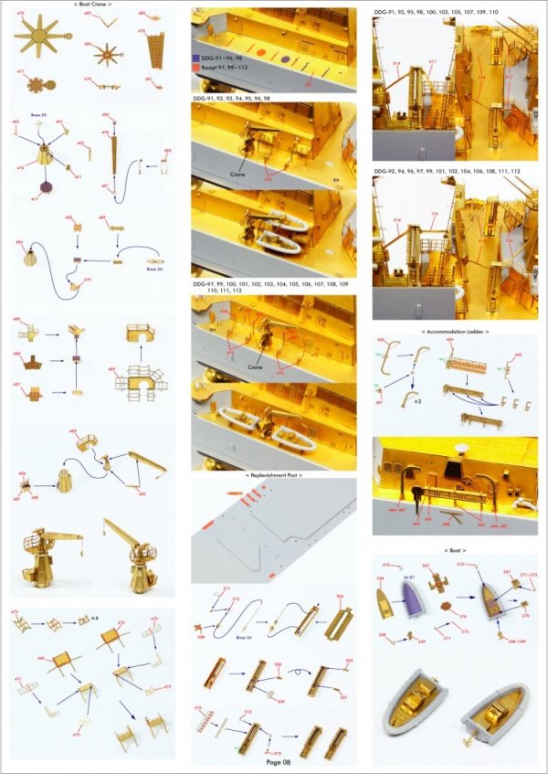 Pontos 35028F1 USS DDG-92 Momsen Flight IIa Detail Up Set 1/350
