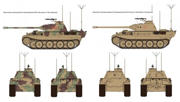 Rye Field Model 5089 Panther Ausf.G Panzerbefehlswagen 1/35