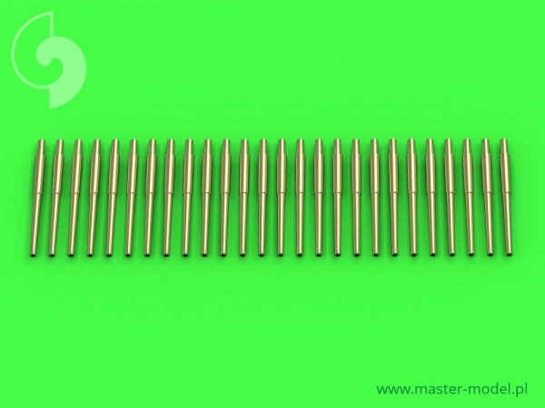Master SM-700-044 British 12-pdr [3&quot;/50 (7.62 cm)] 18cwt QF Mark I barrels (26pcs) - King Edward VII, Lord Nelson, Dreadnought and Minotaur classes (1:700)