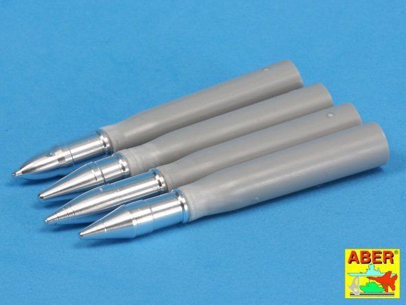 Aber 16073 Panzer IV various 7,5 cm ammo projectiles x 12 pcs. (1:16)