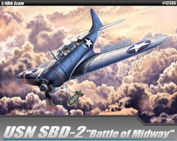Academy 12335 SBD-2 Dauntless Dive Bomber 'Battle of Midway' 1/48
