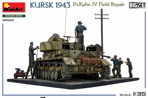 Mini Art 36062 Kursk 1943 Pz.Kpfw. IV Field Repair Big Set 1/35