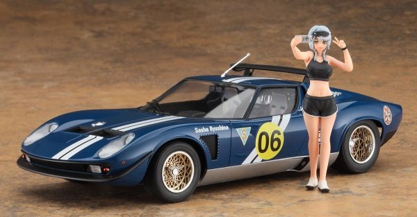 Hasegawa SP556 Wild Egg Girls Lamborghini Jota SVR &quot;Sasha Ilyushina&quot; w/Figure 1/24