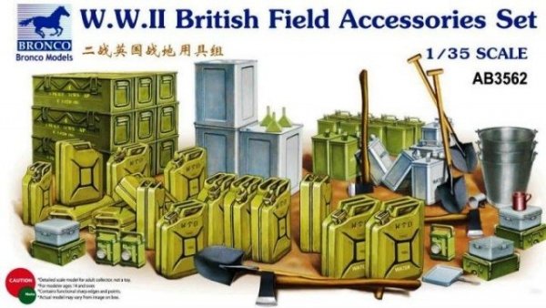 Bronco AB3562 WW. II. British Field Accessories Set (1:35)