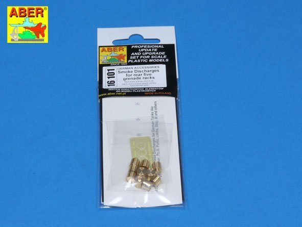 Aber 16101 Smoke Discharges for rear five grenade racks (1:16)
