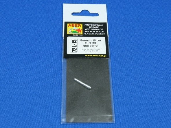 Aber 72L-15 Lufa 15cm do niemieckiej haubicy SiG 33 / German 15cm SIG 33 gun barrel 1/72