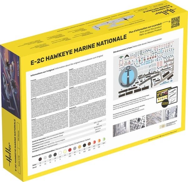 Heller 82302 E-2C Hawkeye Marine Nationale 1/72