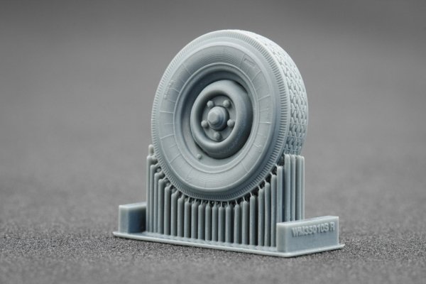 ScaleX WM 35010C ZU 23-2 Ordinary and sagged wheel set (for Trumpeter) 1/35