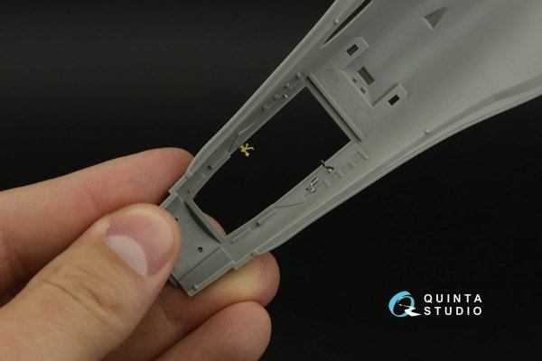 Quinta Studio QDS-48388 F-16A MLU 3D-Printed &amp; coloured Interior on decal paper (Kinetic) (Small version) 1/48