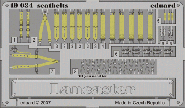 Eduard BIG4882 LANCASTER 1/48 TAMIYA