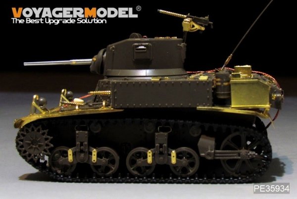 Voyager Model PE35934 WWII US M3 Stuart light tank basic For TAMIYA 35360 1/35