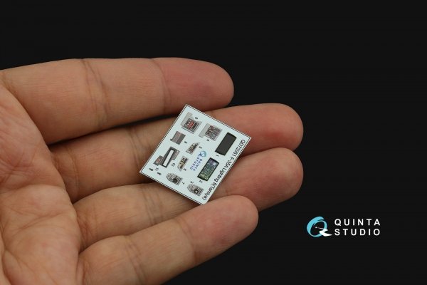 Quinta Studio QD72051 F-35A Lighting II 3D-Printed &amp; coloured Interior on decal paper (Tamiya) 1/72