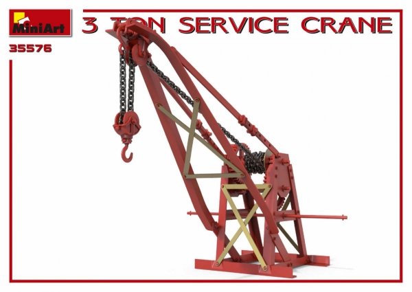 MiniArt 35576 3 TON SERVICE CRANE 1/35