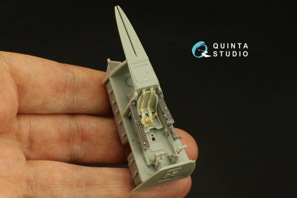 Quinta Studio QD48376 Ta 152H 3D-Printed &amp; coloured Interior on decal paper (Zoukei Mura) 1/48