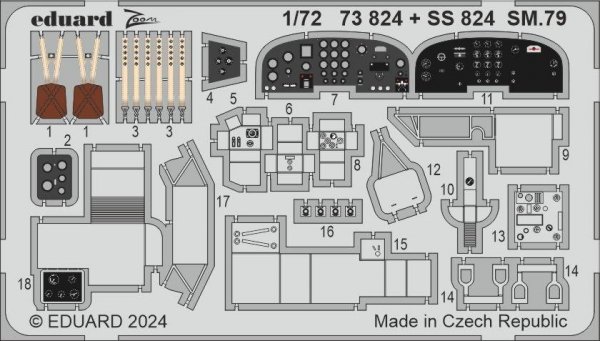 Eduard SS824 SM.79 ITALERI 1/72