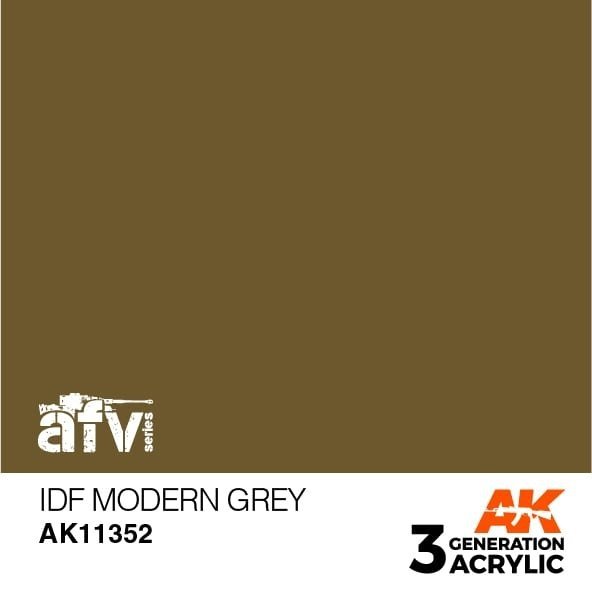 AK Interactive AK11352 IDF Modern Grey 17ml