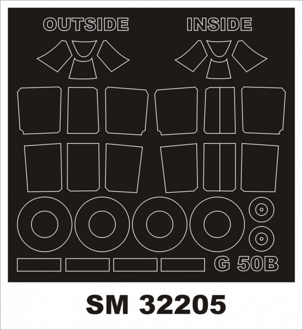 Montex SM32205 FIAT G-50B for SPECIAL HOBBY 1/32