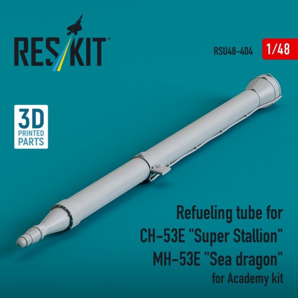 RESKIT RSU48-0404 Refueling tube for CH-53E &quot;Super Stallion&quot;, MH-53E &quot;Sea dragon&quot; for Academy kit (3D printed) 1/48