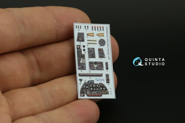 Quinta Studio QD48328 Do 335A Pfeil 3D-Printed &amp; coloured Interior on decal paper (Tamiya) 1/48