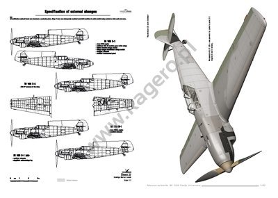Kagero 96003 Messerschmitt Bf 109 Early Versions EN