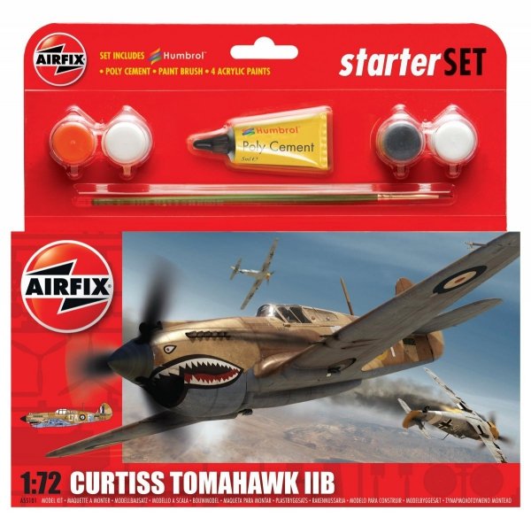 Airfix 55101 Curtiss Tomahawk IIB Zestaw modelarski