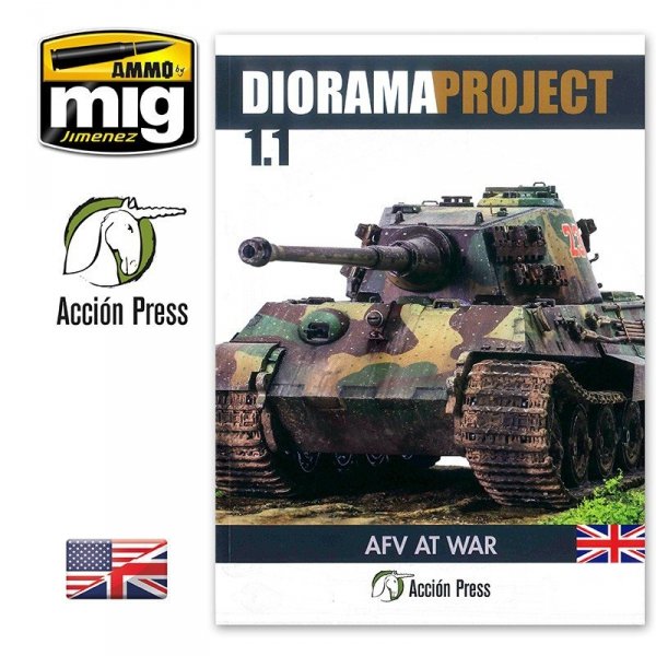 AMMO of Mig Jimenez EURO0021 DIORAMA PROJECT 1.1 - AFV AT WAR (English)