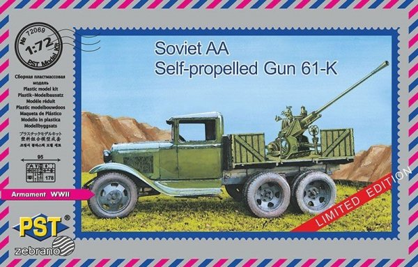 Zebrano 72069 Soviet AA Self-propelled gun 61-K 1/72