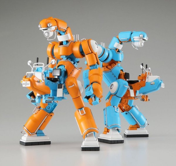Hasegawa 64791 CHUBU 01 &quot;Orange &amp; Sky Blue&quot; Lightweight Mechatrobot 1/35