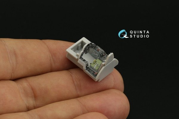 Quinta Studio QD72053 A-1J 3D-Printed &amp; coloured Interior on decal paper (Hasegawa) 1/72