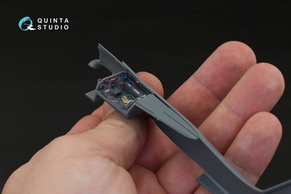 Quinta Studio QD48128 Fw 190 A-8/A-9 (R11) 3D-Printed &amp; coloured Interior on decal paper (for Eduard kit) 1/48