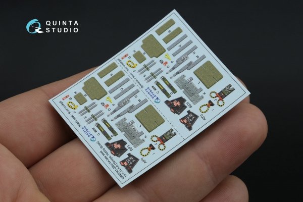 Quinta Studio QR+48092 GRU-7A late, 2 ejection seats for F-14 A/F-14B (Tamiya, Hobby Boss) 1/48