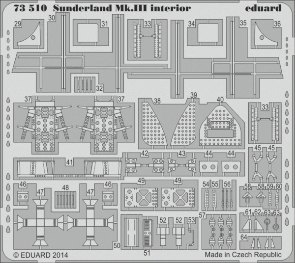Eduard BIG7289 SUNDERLAND Mk. III 1/72 ITALERI
