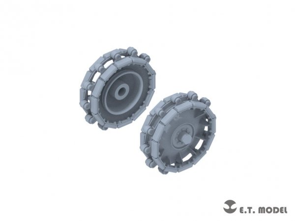 E.T. Model P35-066 WWII German Sd.kfz.250/Sd.kfz.10 Sprockets &amp; Track links ( 3D Printed ) 1/35