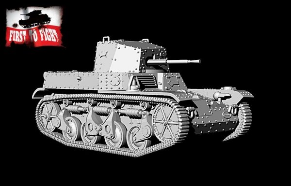 First To Fight PL108 Francuski Czołg Rozpoznawczy AMR 35 ZT 1b 1/72