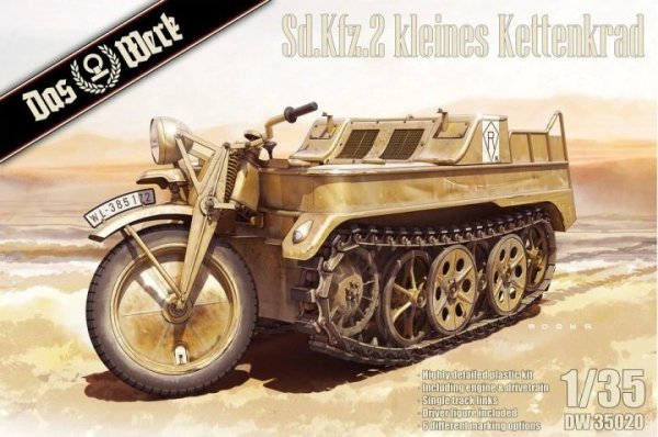 Das Werk DW35020 Sd.Kfz.2 kleines Kettenkraftrad 1/35