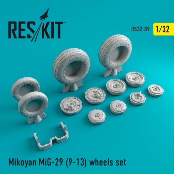 RESKIT RS32-0089 MiG-29 (9-13) wheels set 1/32
