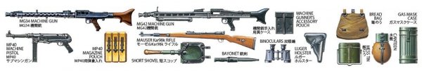 Tamiya 32602 WWII Wehrmacht Infantry Set 1/48