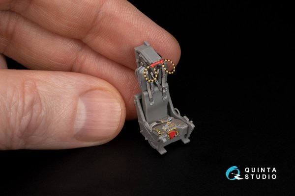 Quinta Studio QD+48341 F-4G early 3D-Printed &amp; coloured Interior on decal paper (Meng) (with 3D-printed resin parts) 1/48