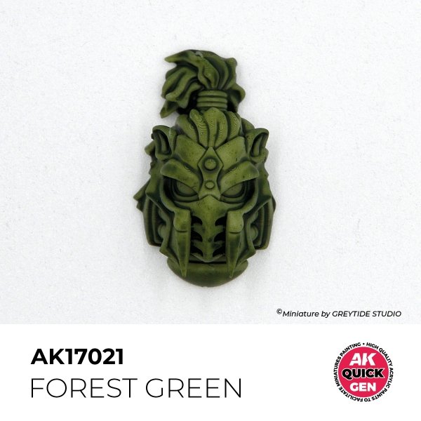 AK Interactive AK17021 FOREST GREEN – QUICK GEN COLOR 18ml