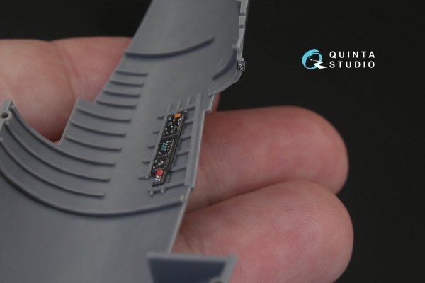 Quinta Studio QD48108 F4U-1D 3D-Printed &amp; coloured Interior on decal paper (for Tamiya kit) 1/48