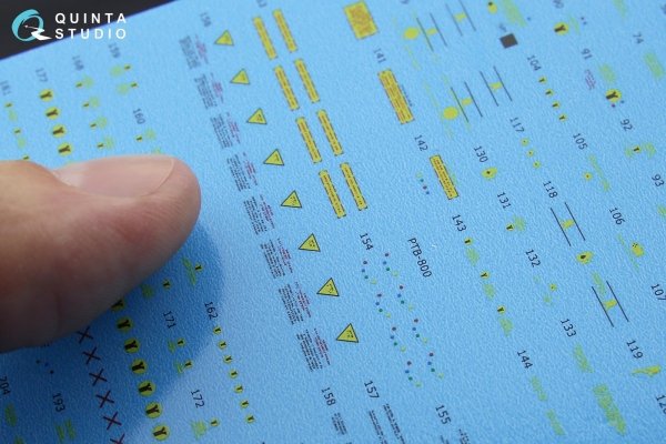 Quinta Studio MMD48006 Decal Su-17M4 stencil 1/48