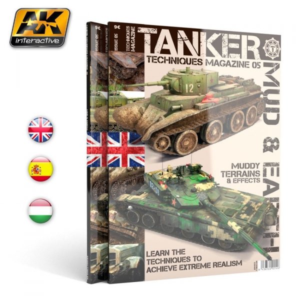 AK Interactive AK4823 TANKER 05: MUD &amp; EARTH (English)
